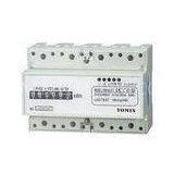 Direct Connection Four Wire Electricity Din Rail Three Phase Energy Meter