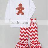 Best Selling Chevron Gingerbread Man Applique Christmas Remake Child Clothes thumbnail-1