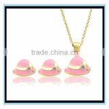 Fashion Design Young Girl Earring Jewelry Set Wholesale With Crystal XP-PR-0186