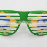 Brazil Flag Shutter Shades Sunglasses Supplies