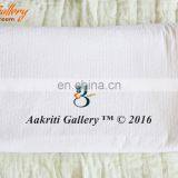 Double Plain Kantha Bedspread Quilt Throw Indian Rajasthani White Color Handmade 100% Cotton Fruit Printed Bedsheets thumbnail-2