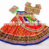 Sanedo Multicolor Navratri Chaniya Choli - Rabari embroidered Lehenga Choli- Designer chaniya choli