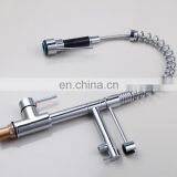 Mixed Brass LED Light Pulling Out Faucet Water Tap For Kitchen thumbnail-4