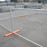 Temporary fence-chain link fence style