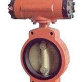 Marine wafer type hydraulic butterfly valve