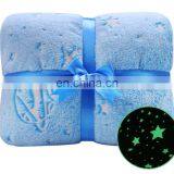 Custom 280GSM Flannel Glow in the Dark Baby Blanket 127*152CM thumbnail-3