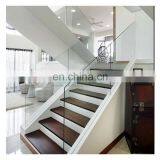 Modern Design Staircase Handrail Aluminum Base Shoe Frameless Glass Railing thumbnail-3