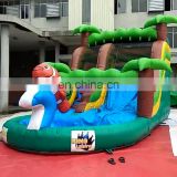 2020 New Arrivals Home Use Crownfish Jungle Water Slide Pool Children Kids Backyard Inflatable Water Slides For Backyard