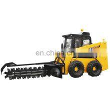 Simple To Operate Cheap Mini Skid Steer Loader Trencher For Sale