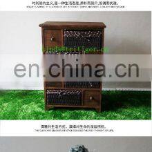 Manufacturer Wicker Creative Fashion Ark Drawer Storage Cabinet The Cane Makes up of Cloth thumbnail-2