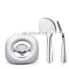 Bathroom Faucet Accessories ABS Plastic High Quality Chrome High Pressure WaterfallRain Head Shower Hand Shower Sets thumbnail-1