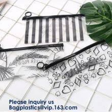 Zipper File Bags File Holders With Grid Travel Pouch as Multipurpose Organizer - Clear Mesh Weatherproof Protection thumbnail-2