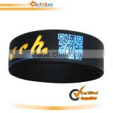 promotional cheap and fashionable QR code bracelet metal