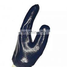Wholesale Chemical Resistant Nitrile Fully Coated High Quality Safety Cuff Working Gloves With Cotton Jersey Liner For Oil Rig thumbnail-5