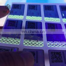 Custom 3d Hologram Sticker, Security Holographic Label With QR Code and Serial Number thumbnail-5