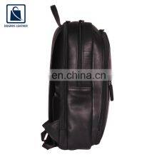 Excellent Quality Bulk Selling Matching Stitching Polyester Lining Nickle Fitting Unisex Genuine Leather Backpack Bag thumbnail-3