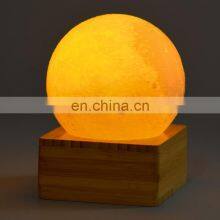 Декоративный светильник для дома в виде луны с базой, с индукцией и креативными двойными цветами thumbnail-1