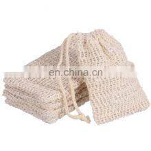 Natural Soap Saver Bath Loofah Mesh Soap Exfoliating Bag