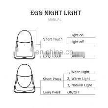 Hot Selling Warm White Led Lamp Toy Bedroom Bedside Rest Rotate 360 Degrees Omnidirectional Irradiation Feeding Baby Night Light thumbnail-4