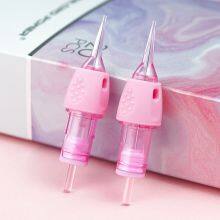 Wholesale Pink Tattoo Needle Universal Cartridge Needles Permanent Makeup Cartridge Tattoo Needles With Membrane thumbnail-4