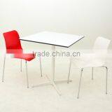 Replica Chrome Metal Frame PP Seat Designer Furniture Green B&T Leo Side Chair,Leo Chair, Alp Nuhoglu Leo Stacking Chair thumbnail-6