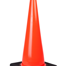70cm/28′′ Red Color PVC Road Safety Reflective Traffic Cone thumbnail-3