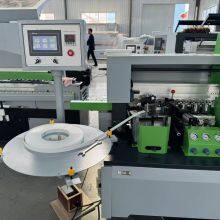 PVC Edge Banding Machine Automatic Wood Edge Bander Melamine Cabinet Edge Banding With End Cutter thumbnail-2