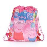 Environmental Cartoon Non-woven Bags Drawstring Backpack thumbnail-4