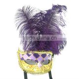 Venice Carnival Fashion Decorative Feather Masks