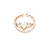 New Arrival Jewelry Fashion Simple Y Letter Open End Mens Designer Finger Rings thumbnail-1