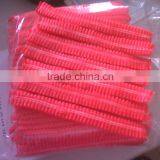 Disposable Red PP 14g/m2 Non Woven Mob Caps 18" 19" 20" 21" 24" Double Elastic Latex Free thumbnail-3