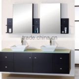 Double Sink Ceramic Cabinet Bathroom Medicine Mirror(YSG-136)