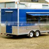 Blue Biaxial Food Truck for Sale Mobile Food Truck for Sale Mobile Food Trailer Cart By China's Largest Factory Produce thumbnail-4