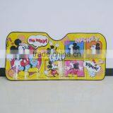 2016 Promotional Foldable Cartoon Printing Car Side Window Sun Shade Quality Choice