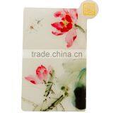 Women Chinese Element Newest Design Square Pocket Mirror With Packing thumbnail-2