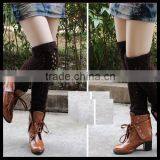 Thigh High Socks Knit Socks Knit Boot Socks Boot Socks Knee Socks , Serratula Booties Womens Leg Warmers thumbnail-5