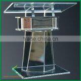 high quality clear acrylic lectern rostrum for speech use