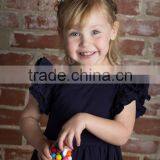 Personalized Kids Girls t Shirt Wholesale Ruffle Sleeves Cut t Shirt Kids thumbnail-4