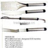4PCS BBQ TOOL SET