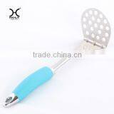 Stainless Steel Potato Masher With ABS +TPR Handle