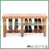 Bamboo Wood Bathroom Shelf, Bathroom Bench thumbnail-1