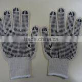 Cotton Yarn Gloves; Knitted Gloves; Knitted Work Gloves; Knitted Gloves With Pvc Dots thumbnail-1