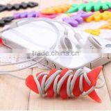 Fish Shape Silicone Cable Wire Organizer Bobbin Winder/cable Organizer thumbnail-5