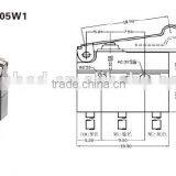 G9 sealed subminiature micro switch IP67