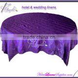 90 Inch Round Pintuck Table Cloths for Round Banquet Tables thumbnail-2