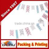 Ginger Ray Chevron Bunting Hanging Party Decoration - Chevron Divine (420025) thumbnail-1