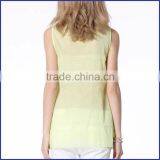 Plus Size Sleeveless Women Summer Chiffon Dress With Low Prices Made in China thumbnail-2