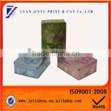 Promotional Butterfly Printing Recycle Perfume Metal Box