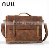 Vintage Men's Genuine Leather Briefcase for Business