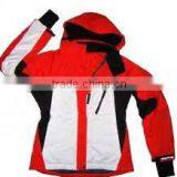 Fashion RED waterproof women's ski jacket